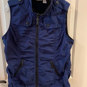 Chico’s Vest Blue NWOT Chico’s Size 2 or Large